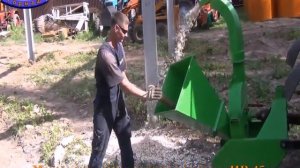 Испытание измельчителя веток ИВ 45