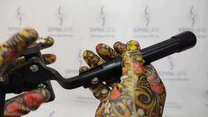 Тормоз для инвалидной коляски с удлинителем