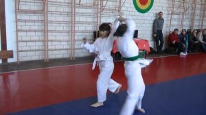 Выступление по айкидо (дети 8-9 лет)
