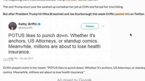 KATHY GRIFFIN CRAWLS OUT OF HER HOLE TO TAKE POTSHOT AT TRUMP OVER MIKA TWEET!