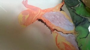 Эбру рисование на воде