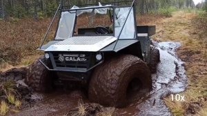Засадили GALA practic. Тест вездехода с двигателем ока