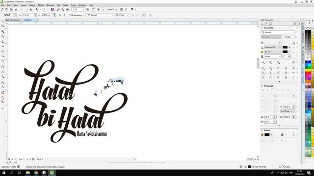 Tutorial CorelDraw | Cara Membuat Desain Banner Photobooth Halal bi Halal смотреть онлайн