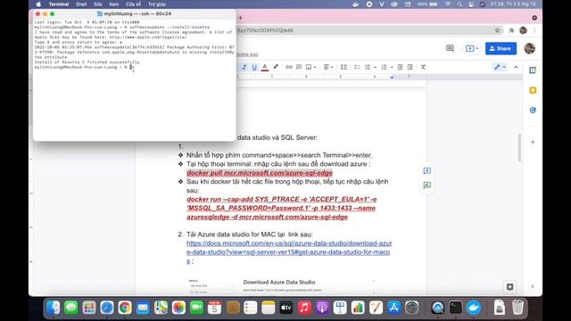 Hướng dẫn cài đặt SQL SERVER FOR MAC OS смотреть онлайн