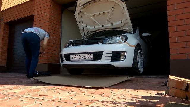 GOLF MK6. Промывка радиаторов. Официалы ломят цены. Экономим.