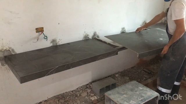 Кухонная столешница и остров из керамогранита своими руками (часть 2)