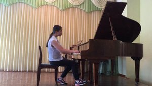 Галицкова Дарья, 15 лет, М. Мошковский, Этюд № 6