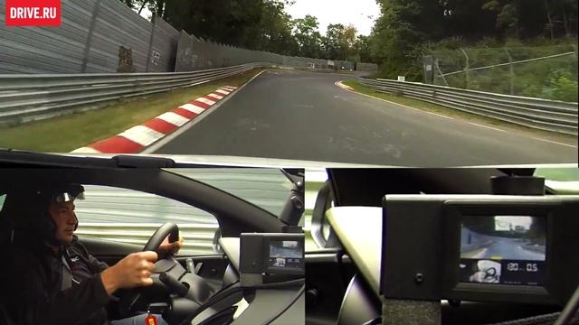 Круг в Nordschleife такси на Нюрбургинге с Сашей Берт