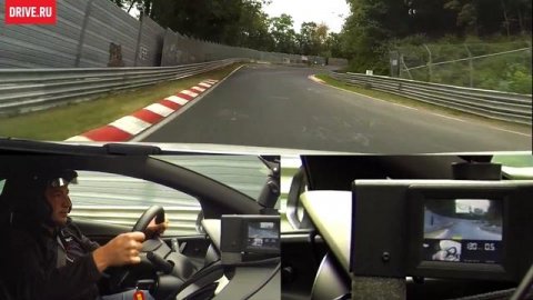 Круг в Nordschleife такси на Нюрбургинге с Сашей Берт