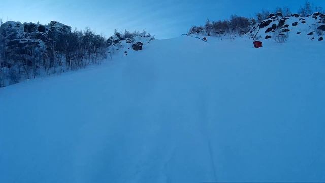Горные лыжи 2016, Банное. Скоростной спуск. смотреть онлайн