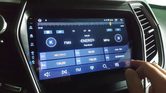 Hyundai Santa Fe 2015 новое ГУ на Андройде смотреть онлайн