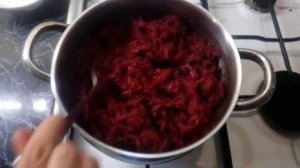 Очень вкусная тушёная свекла со сметаной!!!