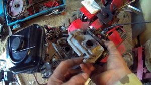 Ремонт двигателя vanguard briggs&stratton 6.5, мотоблок Салют