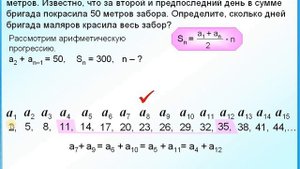 ЕГЭ Задание 11 Арифметическая прогрессия