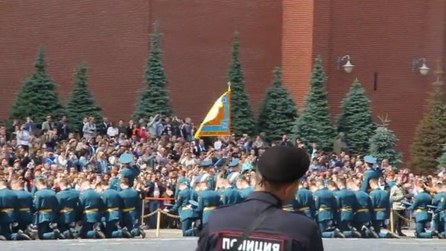 Выпускной Академии Государственной противопожарной службы-2017. Прощание со знаменем