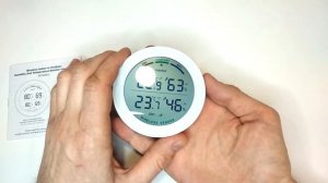 Термометр Гигрометр Выносной датчик ЖК дисплей РасПаковка и Включение ГОДНОТА ИЗ КИТАЯ