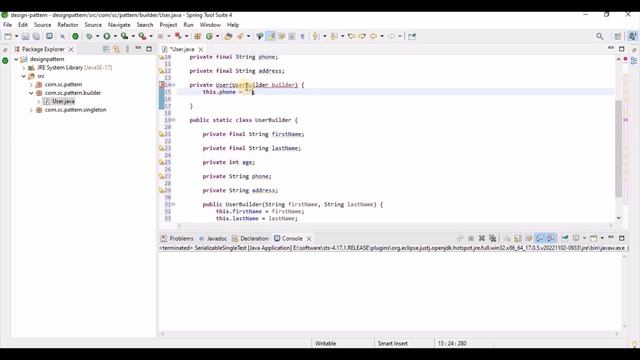 Builder Design Pattern in Java | creational design pattern | Explained in detail with code