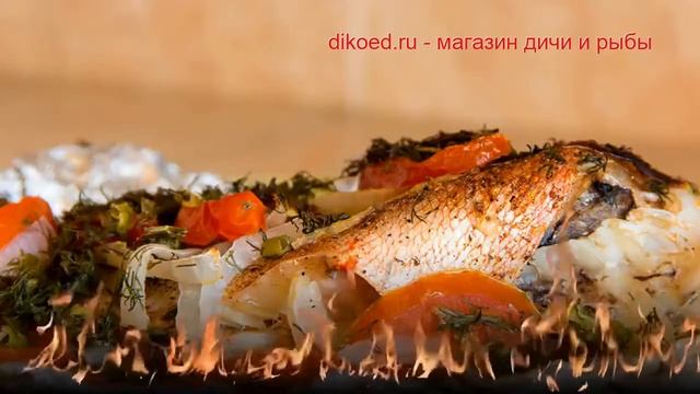 Рецепты из окуня ауха - как приготовить ауху пошаговый рецепт - Окунь ауха запечённый с овощами
