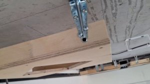 Закладная для установки тяжёлой вытяжки @maunfeld под натяжной потолок