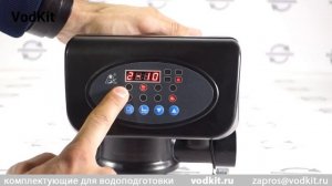 Настройка клапана runxin f67p1 для осветления воды