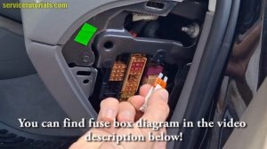 Audi A4 S4 B8 (2008-2016) fuse box and relay panel location and diagram (explanation)