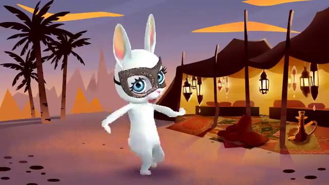 Zoobe зайка танцует танец живота! смотреть онлайн