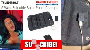 Thunderbolt Magnum 5 watt Solar Panel