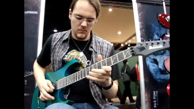 V-Man Testing The New Ibanez RG 2570 Z (live at Musikmesse Frankfurt 2010) смотреть онлайн