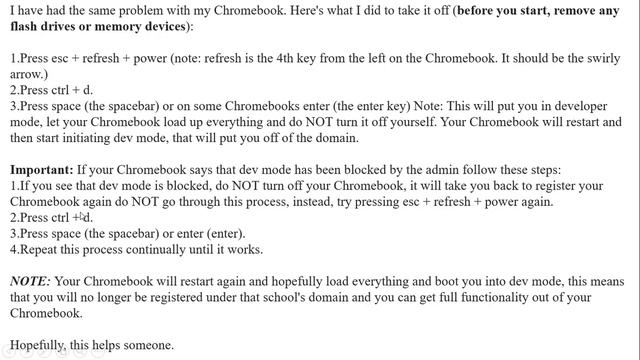 Remove Enterprise Enrollment from Chrome OS смотреть онлайн