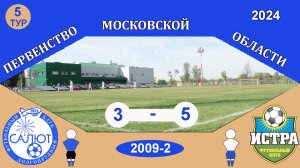 ФСК Салют 2009-2  3-5  ФК Истра