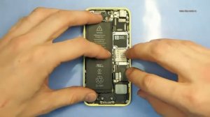 Замена аккумулятора на iPhone 5C, самостоятельная разборка и ремонт айфона 5C