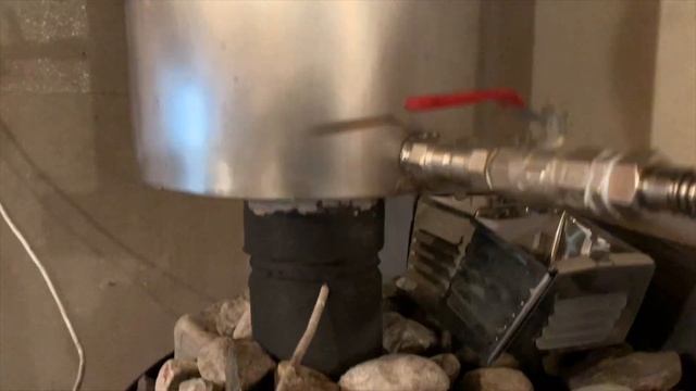 Тест #1 парогенератора ПАРОВАР с банной печью Услада на угольном горении смотреть онлайн