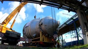 Монтаж кристаллизатора | ПАО ФосАгро "Сульфат Аммония", г. Череповец