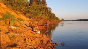 Отдых на природе. Рыбалка на Вятке с ночевкой. Фидер.