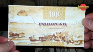 Банкноты Фарерских островов. Фарерская крона 2011 года. Самые экзотические #банкноты Европы. #Фауна