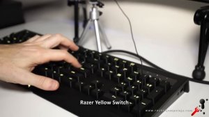 Razer Green VS Yellow VS Orange Mechanical Switch Sound Comparison