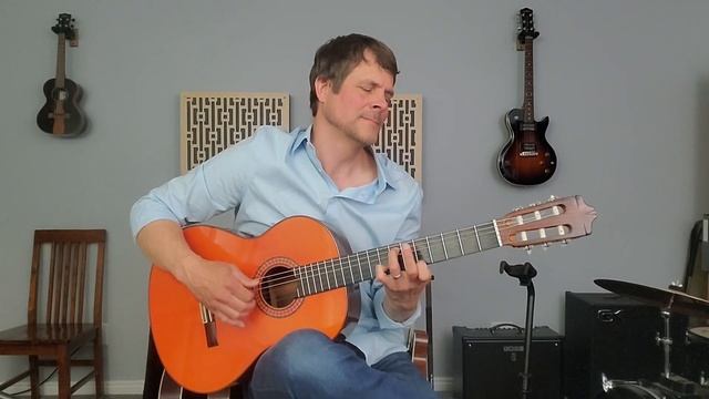 "E Minor Ooze" performed on an Alhambra 7FP Negra Flamenco Guitar смотреть онлайн