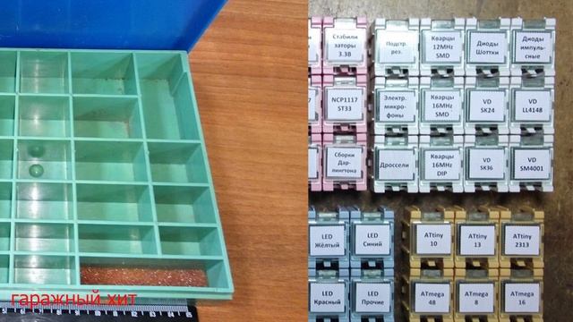 Как хранить радиодетали./How to store radio components. смотреть онлайн