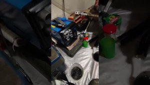 автономный отопитель, сухой фен, испытание на подлёдной рыбалке