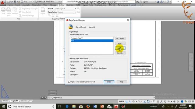 Plotting/Printing and exporting drawing file to PDF in AutoCAD смотреть онлайн