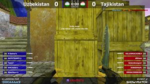 Шоу-Матч по CS 1.6 [Узбекистан -vs- Таджикистан] 1map @kn1feTV
