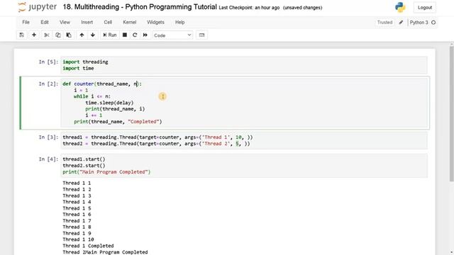 18 - Multithreading | Python Programming Tutorial