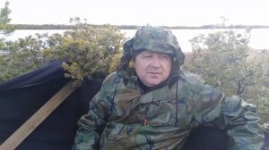 Охота. Строительство избы на болоте. Часть 2.