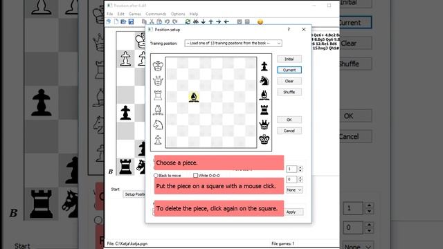 Chess-tactics training with Tarrasch Chess GUI (free software)