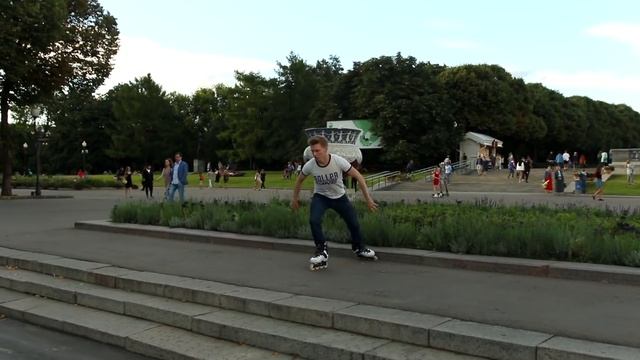 Прыжок без разбега | Школа роликов RollerLine Роллерлайн в Москве смотреть онлайн