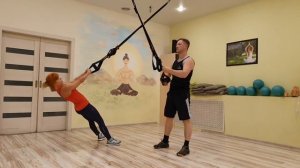 TRX-петли. Не женская тренировка на всё тело.