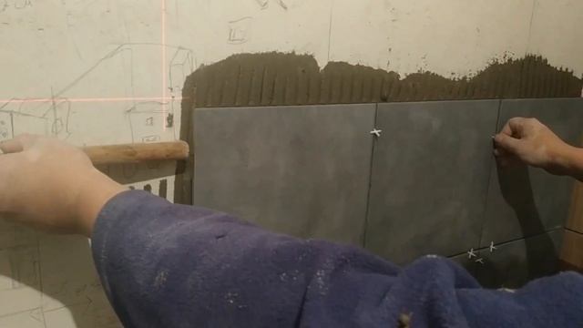 Как укладывать Калиброванную Плитку на стены ! смотреть онлайн