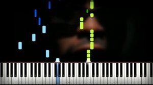 Coolio - Gangsta's Paradise Piano Cover (Sheet Music + midi) Synthesia Tutorial