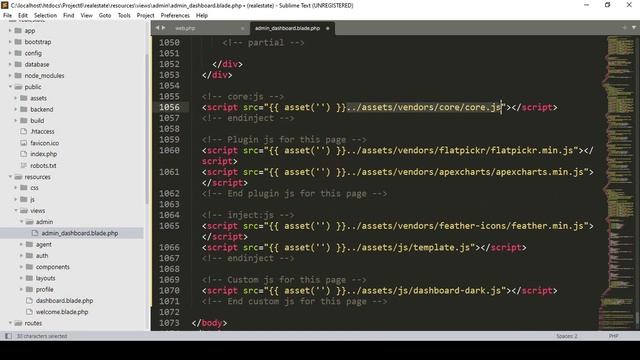 Laravel 10 Full Course | #11 Admin Template Setup смотреть онлайн