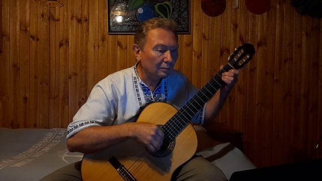 Евгений Осин. Плачет девушка в автомате (на гитаре). Обработка Олега Копенкова